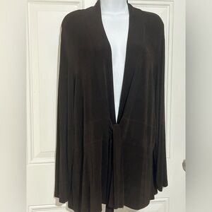 Chico's Travelers Rich Brown Cardigan